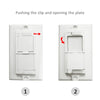 Rocker Switch Plate Cover Guard, ILIVABLE Child Proof Light Switch Guard Protects Your Lights or Circuits from being Accidentally Turned On or Off by Children and Adults (2 Pack White)