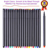 iBayam Journal Planner Pens Colored Pens Fine Point Markers Fine Tip Drawing Pens Fineliner Pen for Bullet Journaling Writing Note Taking Calendar Coloring Art Office School Supplies, 18-Pack
