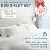 Hotel Sheets Direct 100% Viscose Derived from Bamboo Sheets Twin - Cooling Luxury Bed Sheets w Deep Pocket - Silky Soft - Black