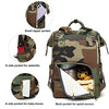 Yusudan Camo Diaper Bag Backpack for Baby Girls, Mom Waterproof Large Nappy Bags for Women