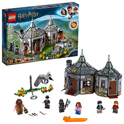 LEGO Harry Potter Hagrid's Hut: Buckbeak's Rescue 75947 Toy Hut Building Set from The Prisoner of Azkaban Features Buckbeak The Hippogriff Figure (496 Pieces)
