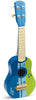 Hape Kid's Wooden Toy Ukulele in Blue, L: 21.9, W: 8.1, H: 3 inch