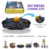 3D Puzzle for Kids - Outer Space STEM Toys with Rocket Ship, NASA Apollo Exploration Shuttle, Solar System Models - Science DIY Building Kit for Astronauts Boys & Girls Ages 8, 10, 12, 14
