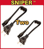 Two Stun Gun Charger Charging Cords - Most Models Universal