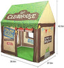 Swehouse Clubhouse Tent Kids Play Tents for Boys School Toys for Indoor and Outdoor Games Children Playhouse with Roll-up Door and Windows