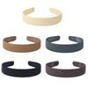 Drnytunk Unisex Hair Band 5Pcs Plastic Headband Wide Head Bands Combing Hairbands Wavy Outdoor Sports Headbands for Men's Hair Women Accessories Non Slip Head Band Headwear(Natural Color)
