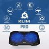 KLIM Pro Laptop Cooling Pad - NEW 2023 - Powerful Rapid Action Laptop Cooler - Sturdy Laptop Stand with Fan - Ventilador para laptop - Portable and Quiet - 2 USB Ports - PC Mac - 10-15.6