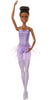 Barbie Ballerina Doll in Purple Removable Tutu with Black Hair in Top Knot, Brown Eyes, Ballet Arms & Sculpted Toe Shoes