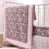 The Peanutshell Crib Bedding Sets for Girls, Leopard Love (Leopard Love 3 Piece)