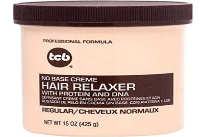 Tcb No Base Creme Hair Relaxer, Regular, 15 Ounce