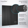 MagicFiber Microfiber Cleaning Cloths, 2 Pack - Premium Cloth for Glasses, Lens, Screens & More