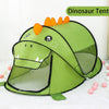 Little Bado Outdoor Indoor Pop Up Tent Dinosaur Kids Play Tent Playhouse Toys Best Gifts for Boys Girls Toddlers 3 4 5 6 7 8 Years Old