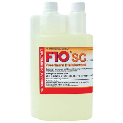 F10 SC Concentrated Veterinary Disinfectant & Cleaner for Kennels, Litter Box, Cage, Terrariums, Habitats, Vet Practices - 200 ml (6.8oz)