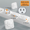 Cover for Baby sockets 32 pcs. Double Safety Electrical Plug Cover Hard to Remove Desing 2023 Baby Proofing Safety Outlet Plugs