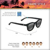Maui Jim Men's and Women's Koko Head Polarized Classic Sunglasses, Black Matte Rubber w/ Man UTD/Neutral Grey, Small
