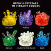 NATIONAL GEOGRAPHIC Mega Crystal Growing Kit for Kids- Grow 6 Crystals with Light-Up Stand, Science Gifts for Kids 8-12, Crystal Making Experiment, Science Kit for Girls and Boys (Amazon Exclusive)