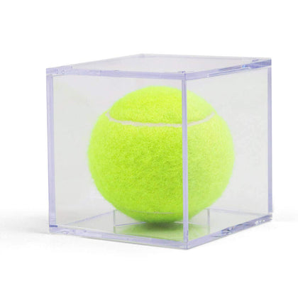 ChalkTalkSPORTS Square Acrylic Display Case | Tennis Ball Holder | 3-Pack