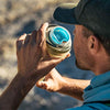HydraPak Watergate Wide Mouth Splash Guard - BPA & PVC Free - Malibu Blue , 63mm
