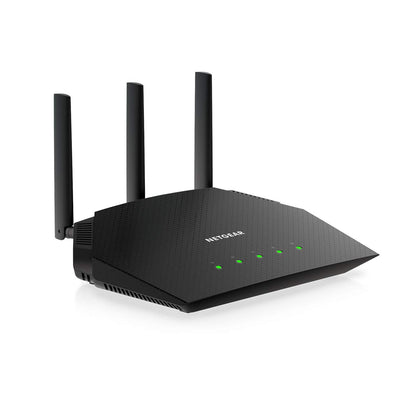 NETGEAR 4-Stream WiFi 6 Router (R6700AX) - AX1800 Wireless Speed (Up to 1.8 Gbps) | Coverage up to 1,500 sq. ft., 20 devices