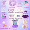 BNUZEIYI Doll Clothes and Accessories - Travel Play Set for 18 Inch Dolls, Doll Stuff with 18 Inch Doll Clothes, Cute Bag, Swimsuit and Travel Pillow for 18 Inch Girl Doll Girls Gifts