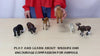 Terra by Battat - Wild Animal Figurines - 6 North American Animals - Bears, Wolf, Moose & More - Animal Toys For Kids - 3 Years + - North American Animals Set 2