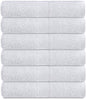 Wealuxe White Bath Towels 24x50 Inch, Cotton Towel Set for Bathroom, Hotel, Gym, Spa, Soft Extra Absorbent Quick Dry 6 Pack