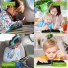 QearFun Erasable Doodle Book Set, 100+ Drawing Shapes Toddler Travel Essential Activity (Green Dinosaur)