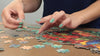 Jumbl 1000-Piece Puzzle Board | 23 x 31 Wooden Jigsaw Puzzle Table with 4 Removable Storage & Sorting Drawers | Smooth Plateau Fiberboard Work Surface & Reinforced Hardwood | for Games & Puzzles