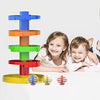 WEofferwhatYOUwant Single Ball Drop Toy for Kids - Spinning Swirl Ball Ramp Activity Play Toy Safe for 9 Months and up.