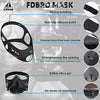 FDBRO Sports Mask 12 Breathing Levels Pro Workout Mask for Fitness,Running,Resistance,Cardio,Endurance Mask for Fitness Sport Mask (M, Silver Black)