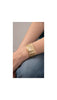 GUESS Women's 22mm Watch - Gold Tone Bracelet Champagne Dial Gold Tone Case