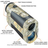 Bushnell BoneCollector 850 Laser Rangefinder, Hunting Laser Range Finder in Realtree Edge Camo