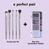 e.l.f. Smoky Eye Brush Kit, Synthetic, 5Piece Set (82021) (Brush Handle Color May Vary)