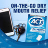 ACT Dry Mouth Moisturizing Gum, 20 Pieces, With Xylitol, Sugar Free Soothing Mint