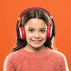 ELECDER i41 Kids Headphones, Headphones for Kids Children Girls Boys Teens Foldable Adjustable On Ear Headphones with 3.5mm Jack for Cellphones Computer MP3/4 Kindle School(Red/Black)