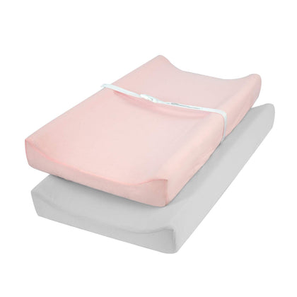TILLYOU Changing Pad Cover Set in Soft Jersey Material - Fits 32