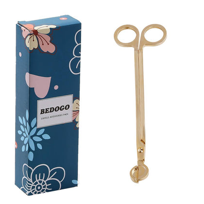 BEDOGO Candle Wick Trimmer - Wick Cutter - Elegant Gift for Candle Lover (Gold)