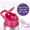 FSTSLK Girls Gifts Decorate Your Own Water Bottle with 14 Sheets of Unicorn Stickers & Glitter Gem. Cool Valentines Day Gifts for Kids & Easter Basket Stuffers for Girls Age 6 and Up