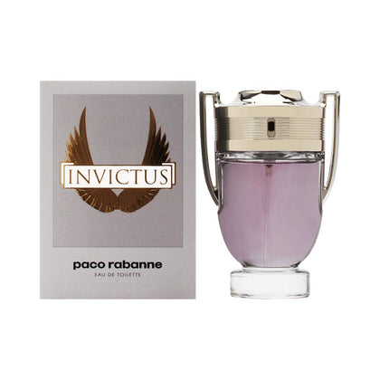 Paco Rabanne Invictus Fragrance For Men - Ecstatically Addictive - Scent Of Victory - Notes Of Sea Grapefruit And Guaiac Wood - Smash Up Of Freshness And Heat - Powerful Stimulant - Edt Spray - 3.4 Oz