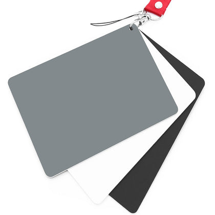 Anwenk Grey Card White Balance Card 18% Exposure Photography Card Custom Calibration Camera Checker Video, DSLR and Film,5.3