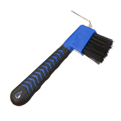 BOTH WINNERS Sturdy Horse Hoof Pick Brush with Soft Touch Handle (Royal Blue)