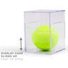 ChalkTalkSPORTS Square Acrylic Display Case | Tennis Ball Holder | 3-Pack