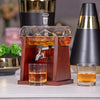 Jillmo Decanter, 1250ml Whiskey Decanter Set with 2 Whiskey Glasses, Great Bourbon Whiskey Gifts for Men