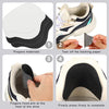 8 Pairs Shoe Heel Repair Patch Sneaker Hole Repair Patch Self-Adhesive Trainer Heel Patch Shoe Hole Prevention Patch for Most Types of Shoes, Large and Small Size (Black, White)