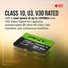 PNY 256GB Premier-X Class 10 U3 V30 microSDXC Flash Memory Card - 100MB/s, 10, U3, V30, A1, 4K UHD, Full HD, UHS-I, micro SD