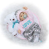 Reborn Dolls Baby Clothes Pink Outfits for 20