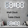 Modern 3D LED Digital Desk Alarm Clock for Kitchen Bedroom Office, EDUP Home Fashion Design 9.7