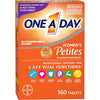 One A Day Womens Petites Multivitamin,Supplement with Vitamin A, C, D, E and Zinc for Immune Health Support, B Vitamins, Biotin, Folate (as folic acid) & more,Tablet, 160 count
