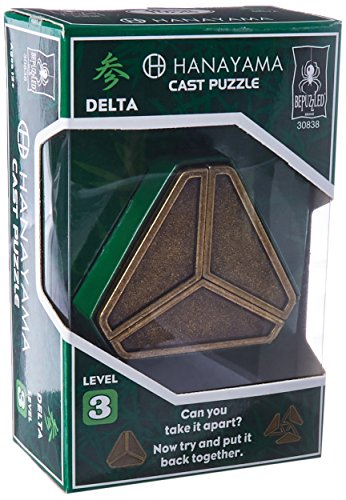 BePuzzled |Delta Hanayama Metal Brainteaser Puzzle Mensa Rated Level 3, for Ages 12 and Up