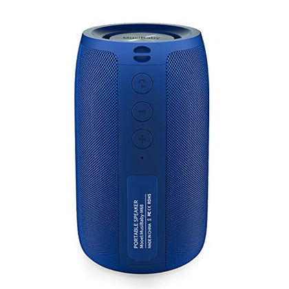 Bluetooth Speaker, MusiBaby Speaker,Wireless,Outdoor,Waterproof,Portable Speaker,Dual Pairing,Bluetooth 5.0,Loud Stereo,Booming Bass,1500 Mins Playtime Wireless Speaker for Home,Party,Gifts(Blue)